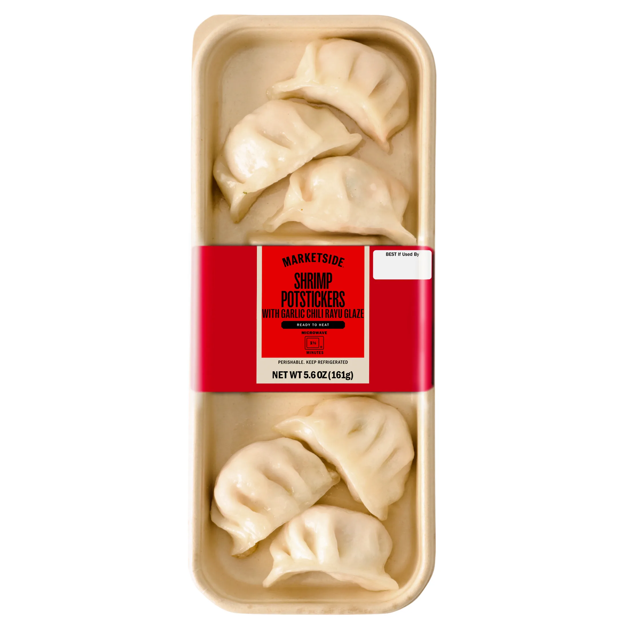 Marketside Shrimp Potstickers with Garlic Chili Rayu Glaze, 5.6 oz (Refrigerated)