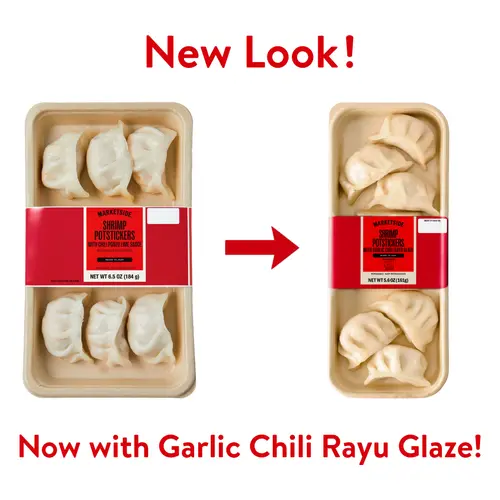Marketside Shrimp Potstickers with Garlic Chili Rayu Glaze, 5.6 oz (Refrigerated) thumbnail 2