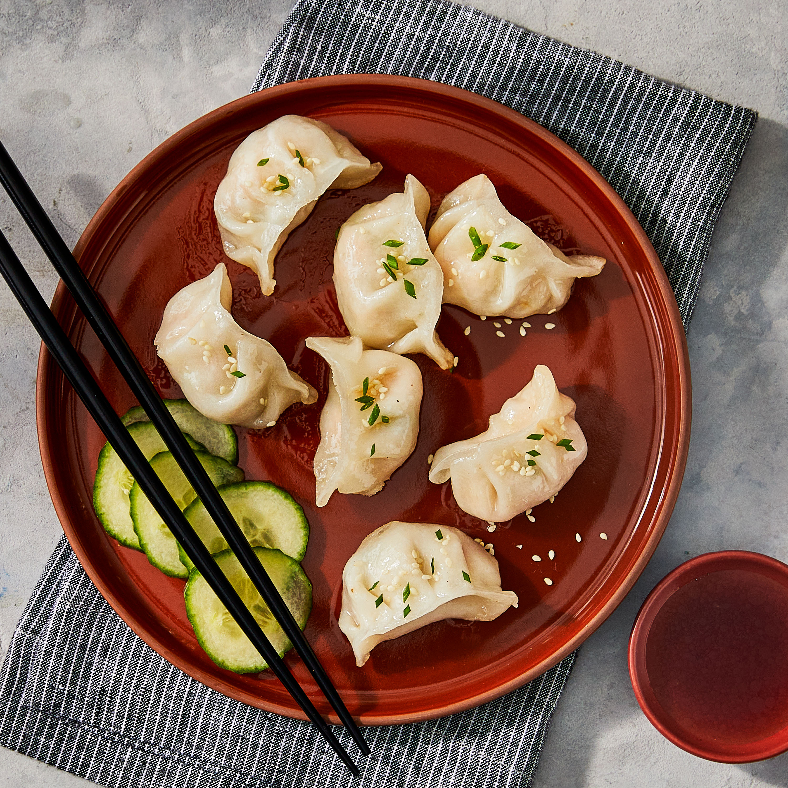 Marketside Shrimp Potstickers with Garlic Chili Rayu Glaze, 5.6 oz (Refrigerated) thumbnail 3