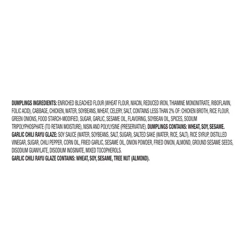 Marketside Ready to Heat Chicken Ginger Potstickers with Garlic Chili Rayu Glaze, 8 oz (Refrigerated) thumbnail 4