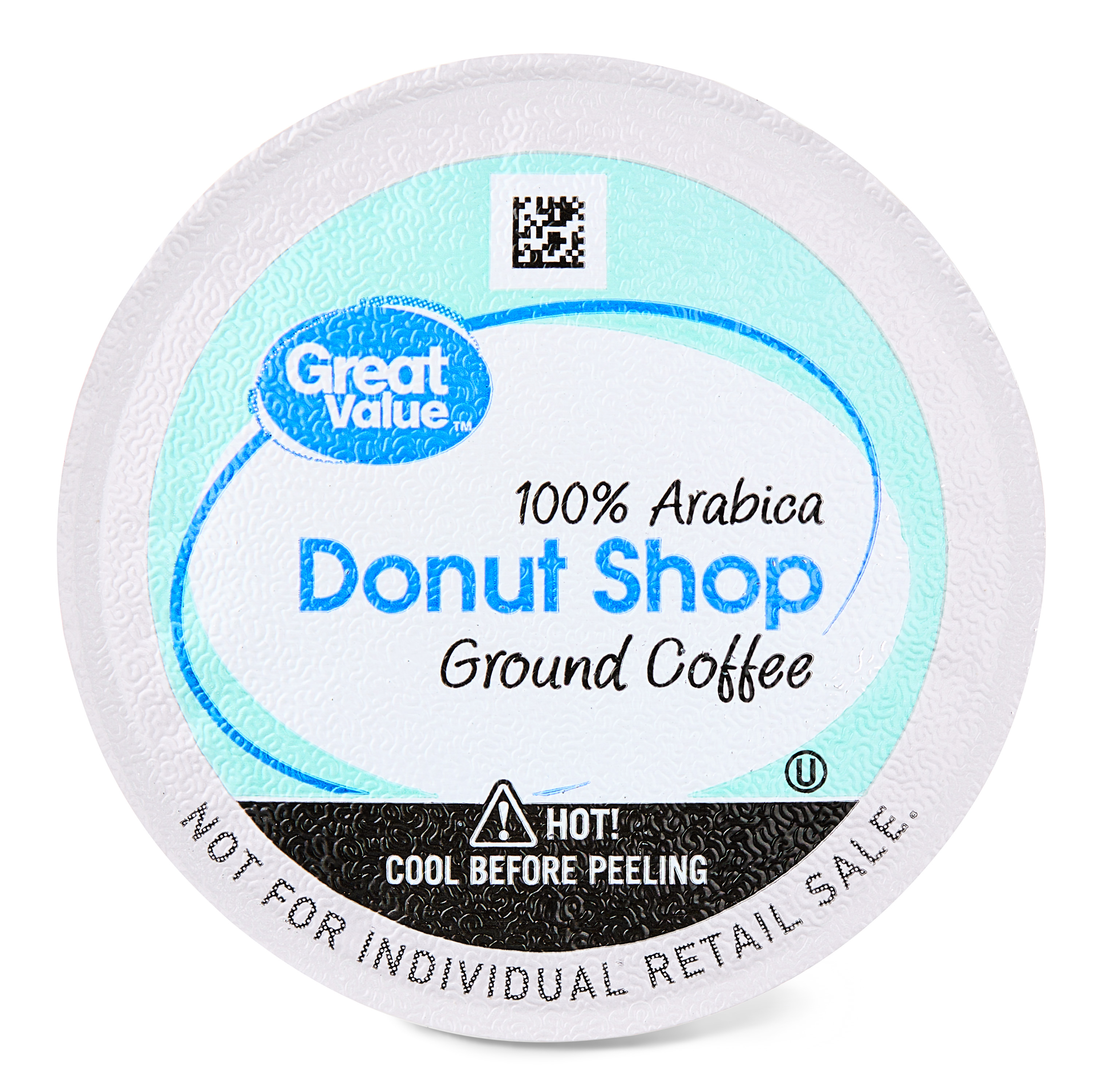 Great Value Donut Shop 100% Arabica Medium Roast Ground Coffee Pods, 38.4oz, 100 Count thumbnail 3