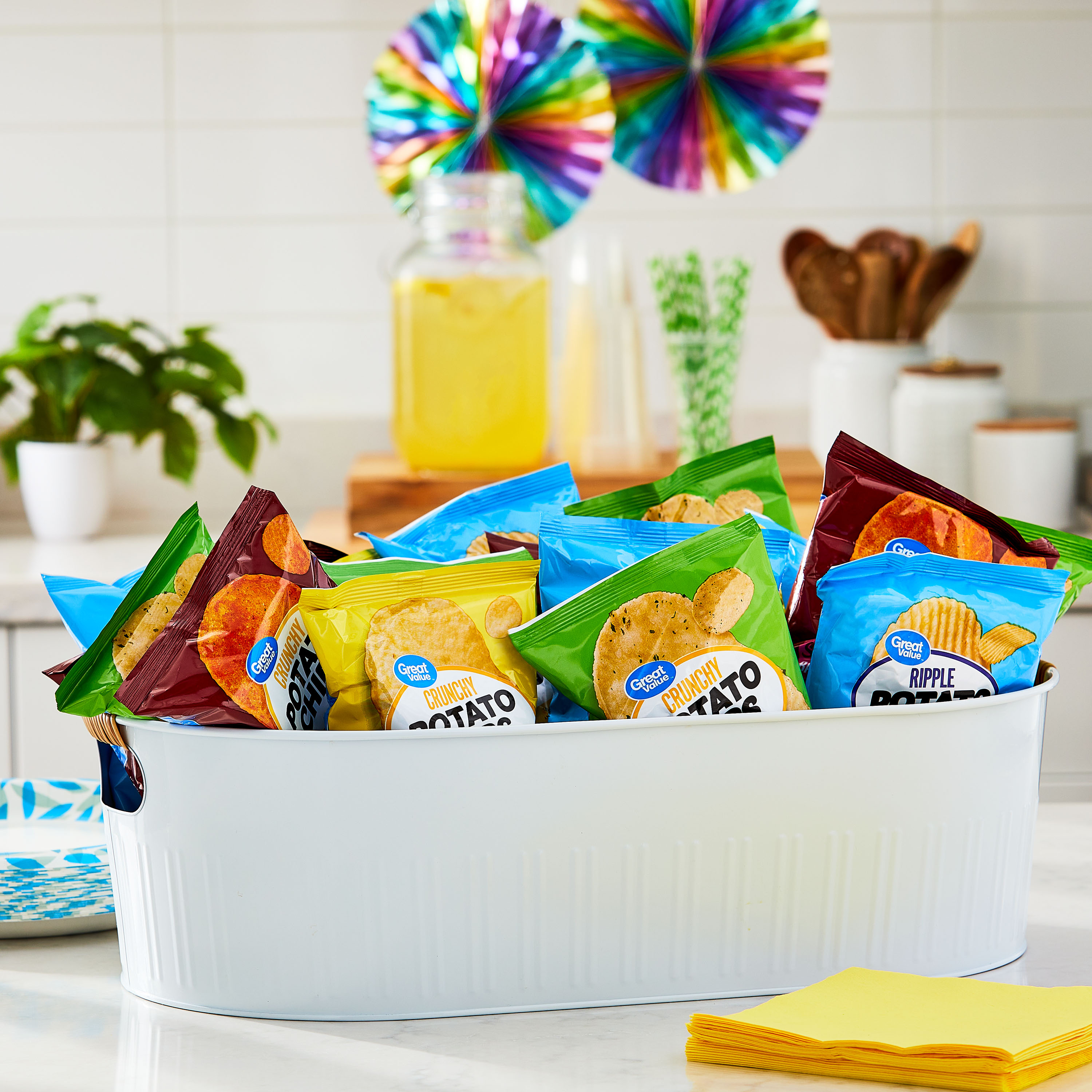 Great Value Classic Chips Variety Pack, 1 oz, 20 Count thumbnail 2