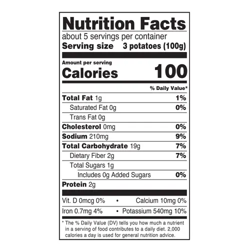 bettergoods Oven Roasted and Seasoned Red Petite Potatoes with Olive Oil, Sea Salt and Cracked Pepper, 16 oz (Frozen) thumbnail 3