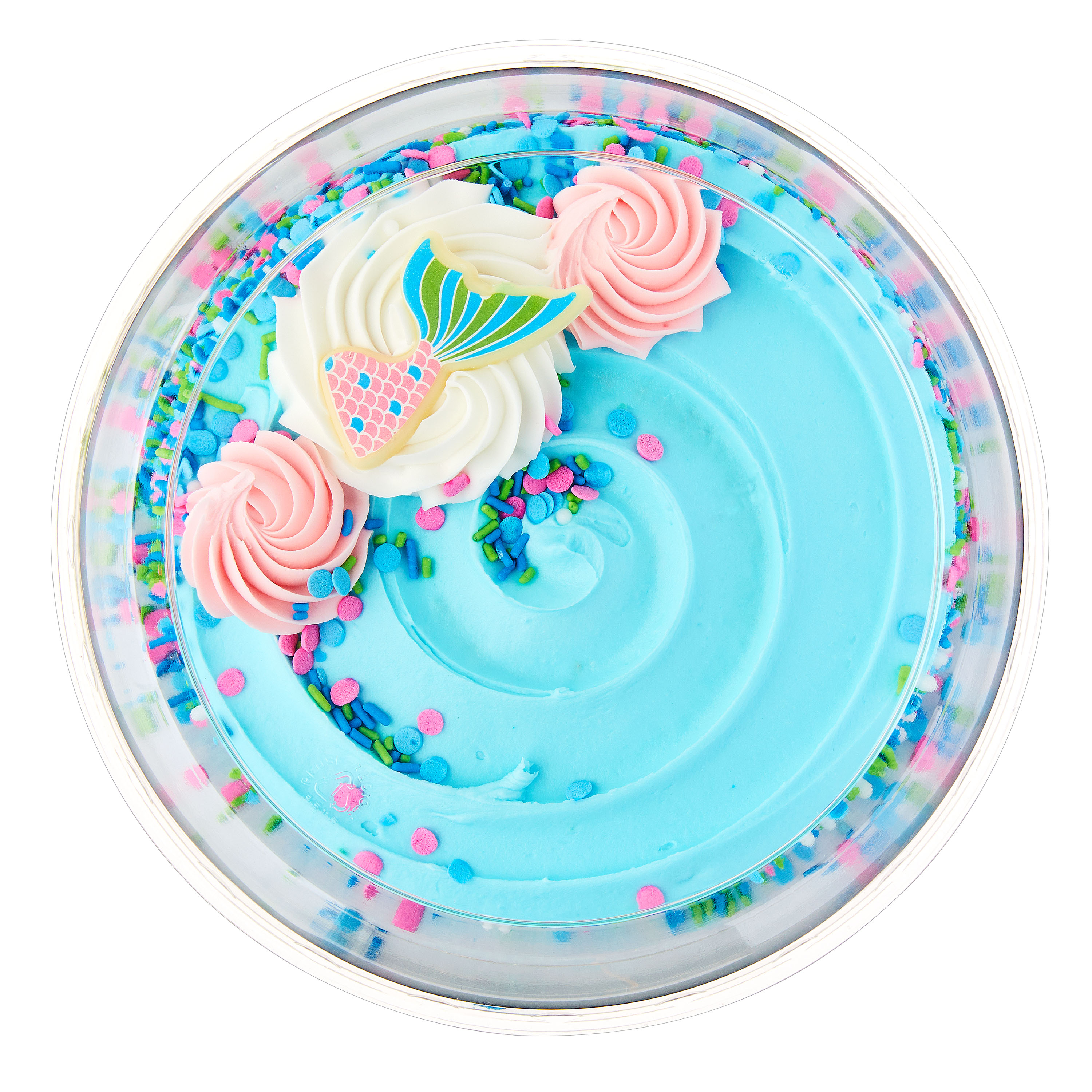 Freshness Guaranteed 7-inch Color Blast Mermaid Cake, 33oz, Marble Cake, Refrigerated thumbnail 4