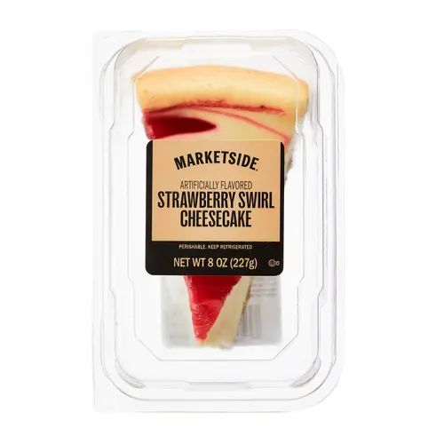 Marketside Strawberry Swirl Cheesecake, 8 oz (Refrigerated)
