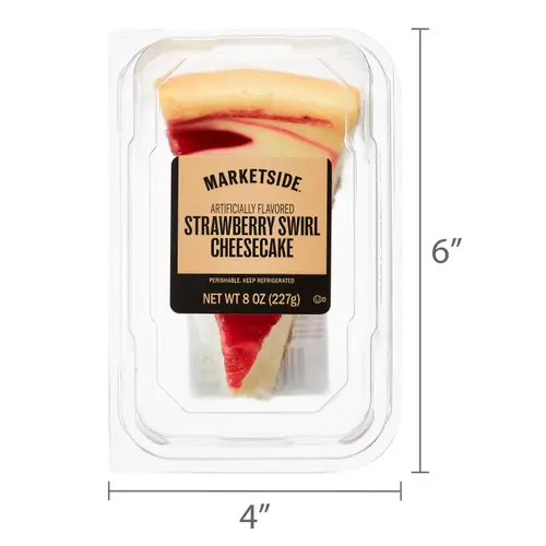 Marketside Strawberry Swirl Cheesecake, 8 oz (Refrigerated) thumbnail 4