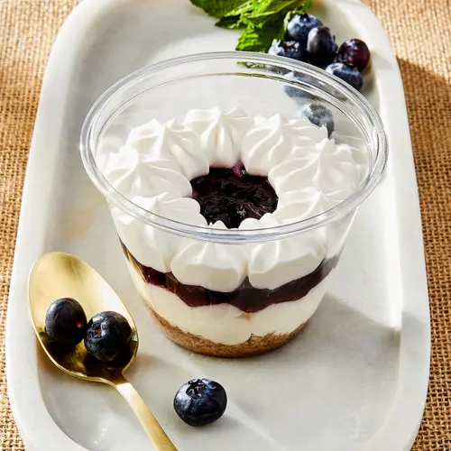 Marketside No Bake Blueberry Cheesecake Parfait, 4.9 oz, Refrigerated, Thawed thumbnail 3