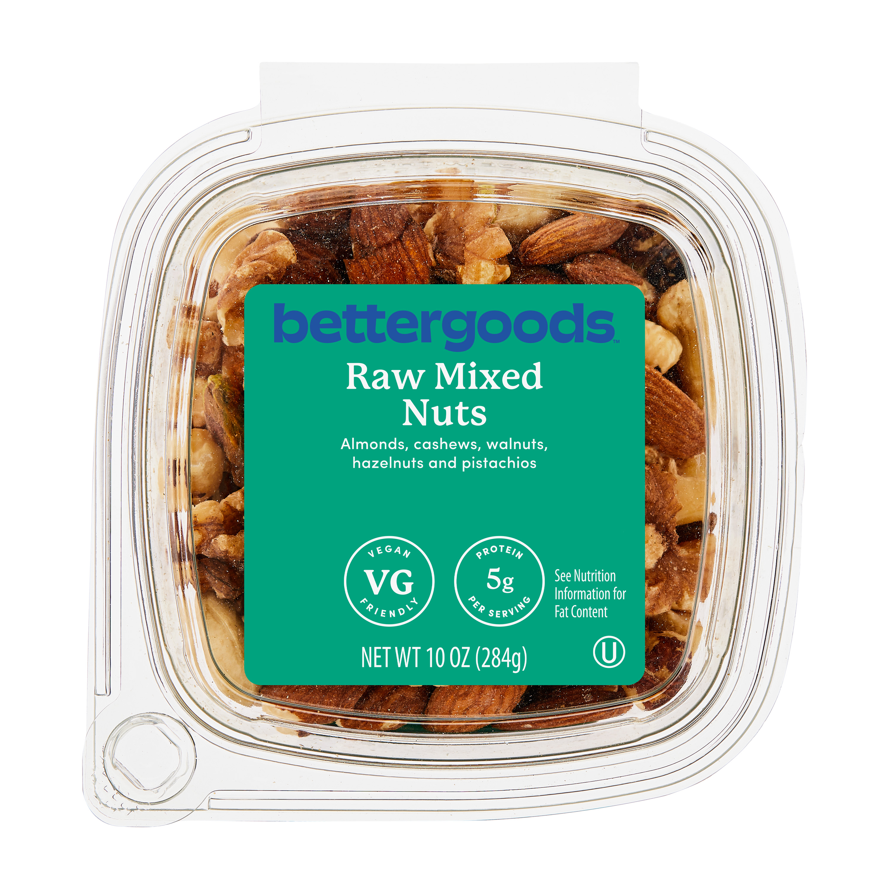 bettergoods Raw Mixed Nuts, 10 oz Tub