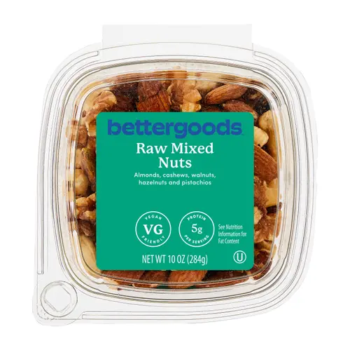 bettergoods Raw Mixed Nuts, 10 oz Tub
