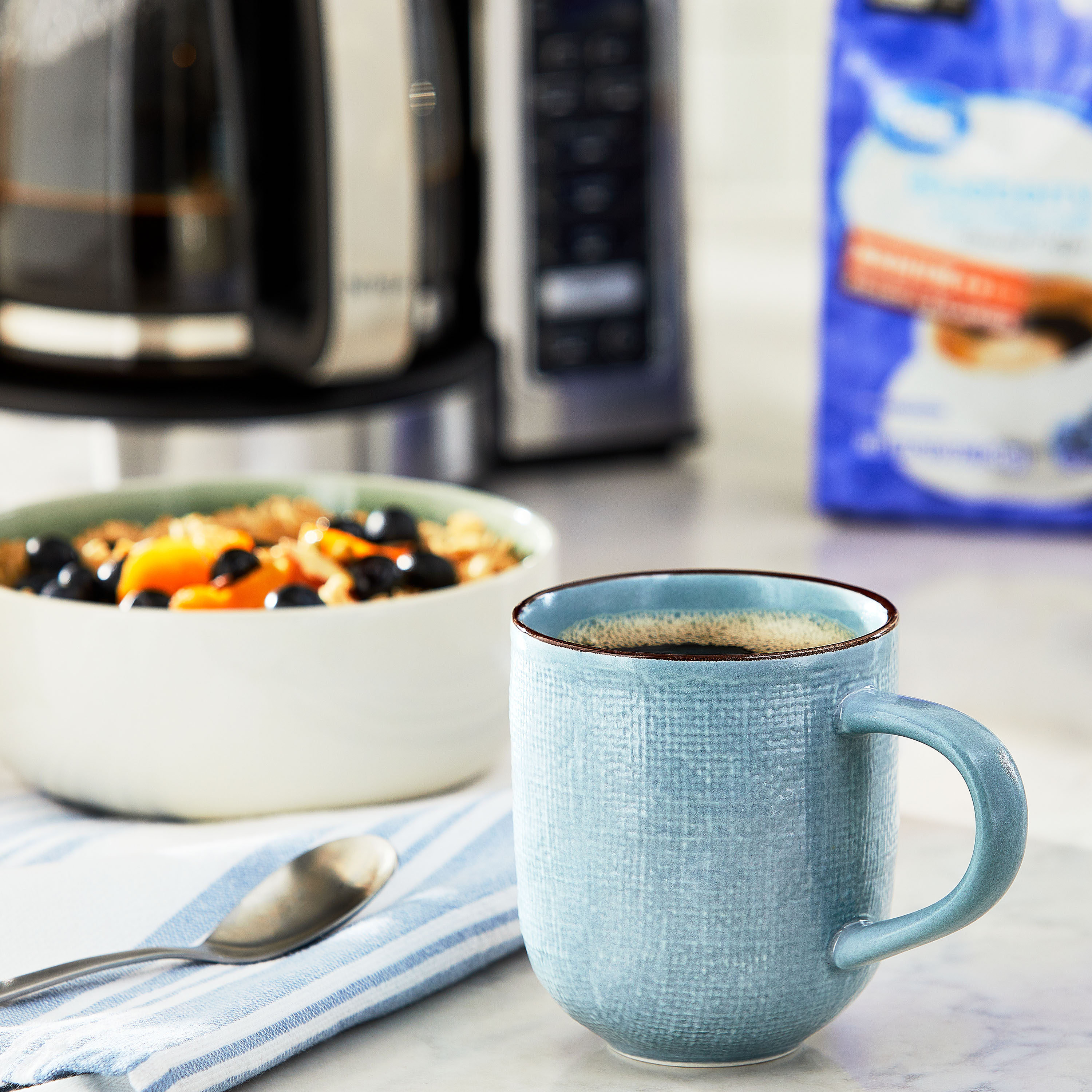 Great Value Blueberry Medium Roast Ground Coffee, 12 oz thumbnail 2