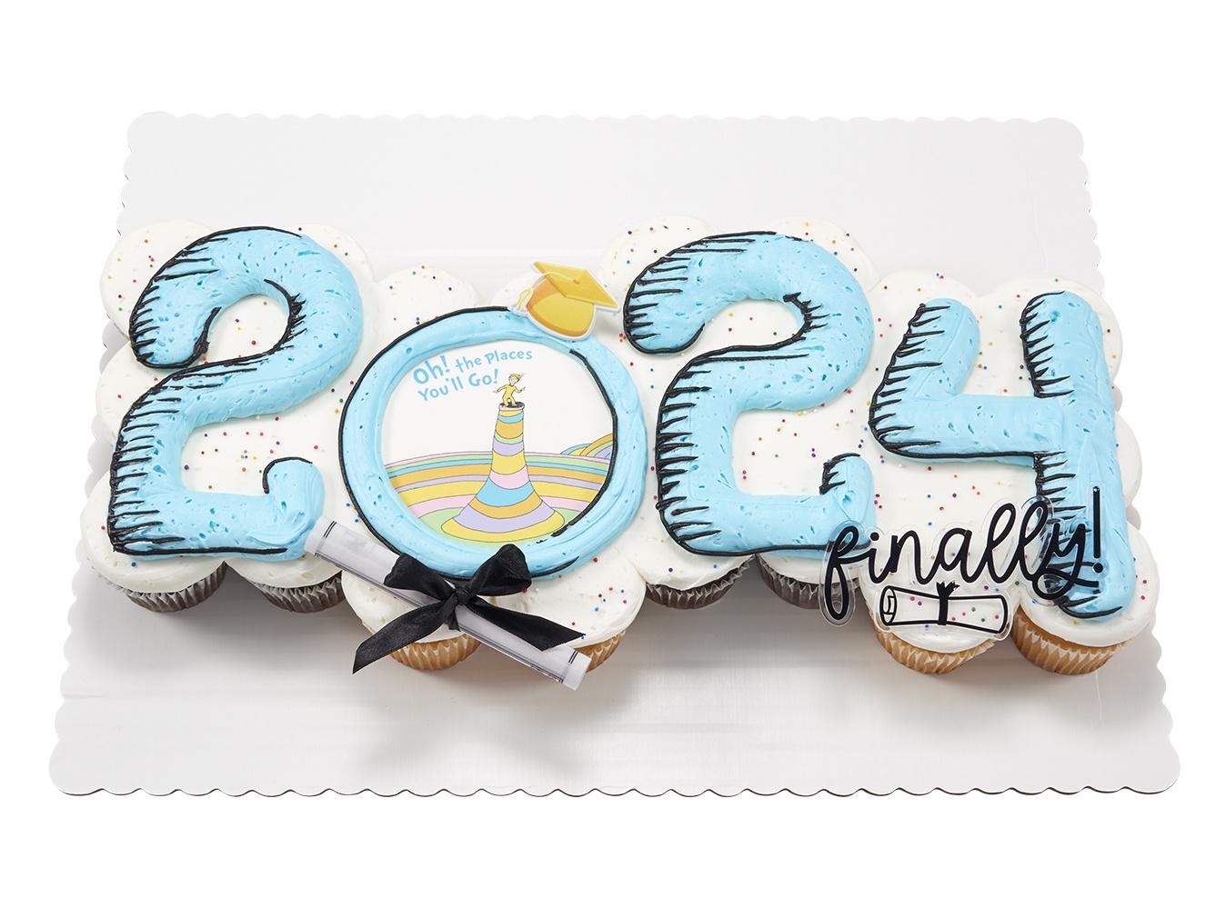 Oh The Places You'll Go Cupcake Cake