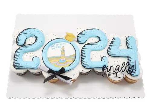 Oh The Places You'll Go Cupcake Cake