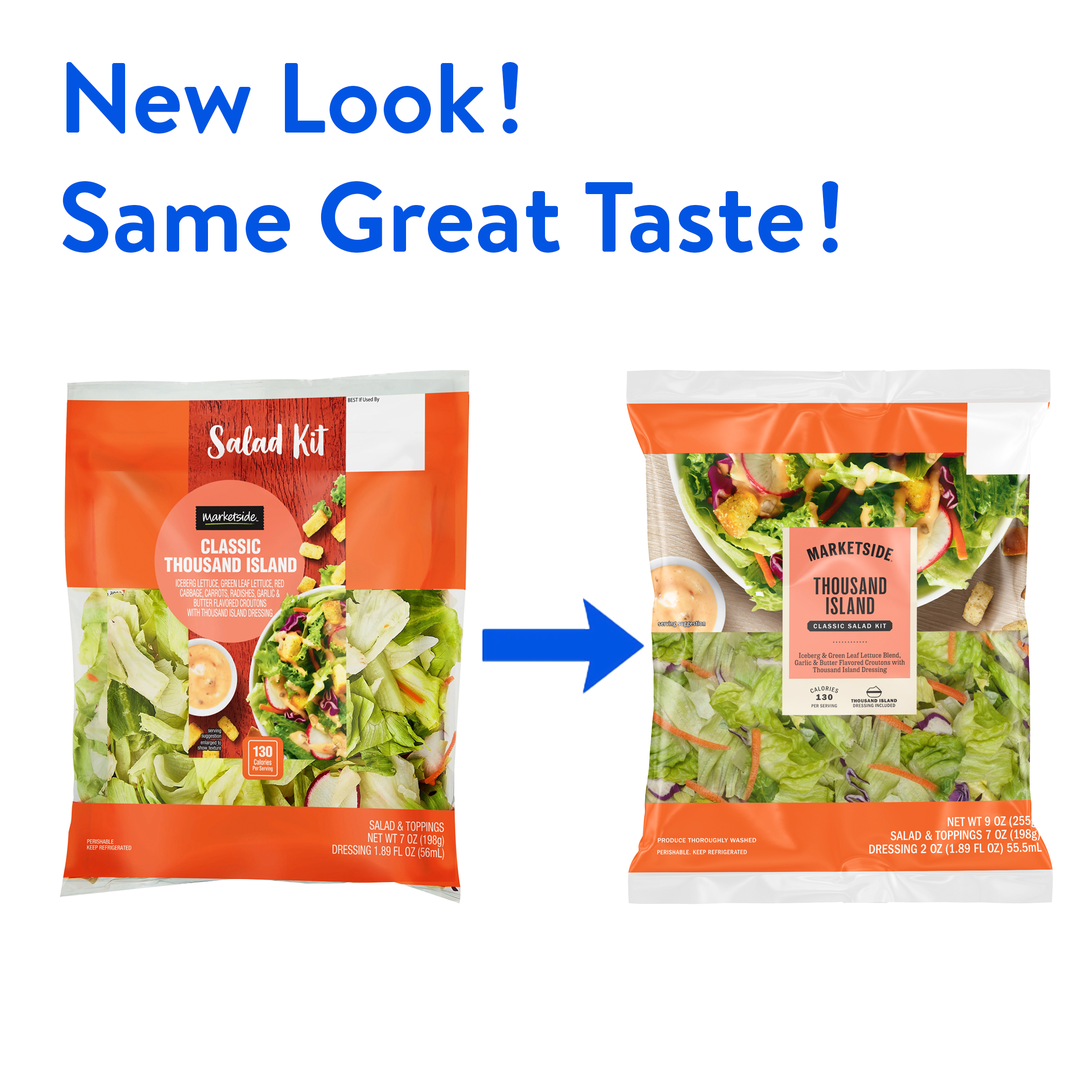 Marketside Classic Thousand Island Salad Kit, 7 oz (Fresh) thumbnail 2