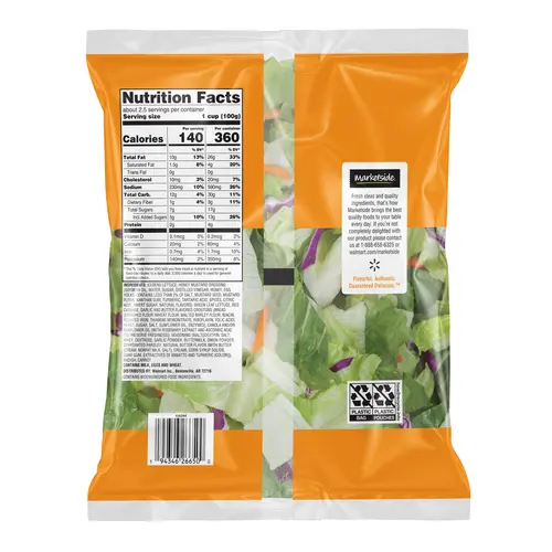 Marketside Classic Honey Mustard Salad Kit, 7 oz (Fresh) thumbnail 4