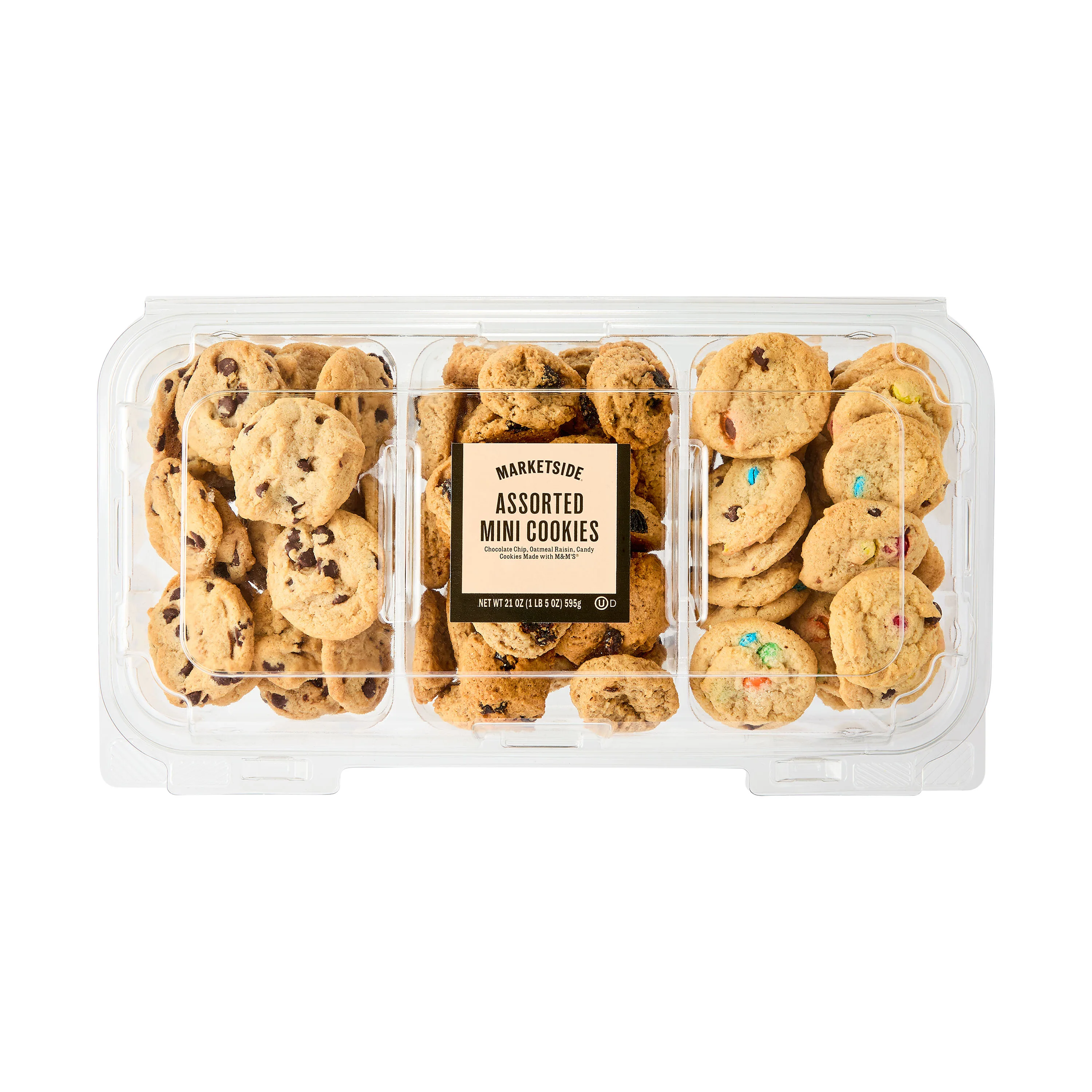 Marketside Assorted Mini Bakery Cookies, 21 oz, 84 Count