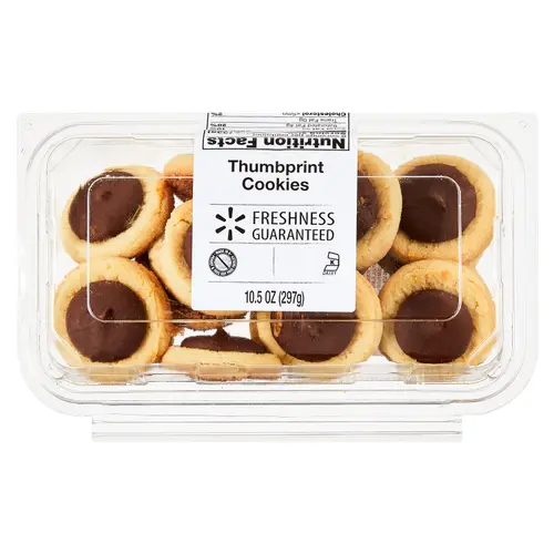 Freshness Guaranteed Thumbprint Cookies, 10.5 oz, 18 Count, Baked, Shelf Stable
