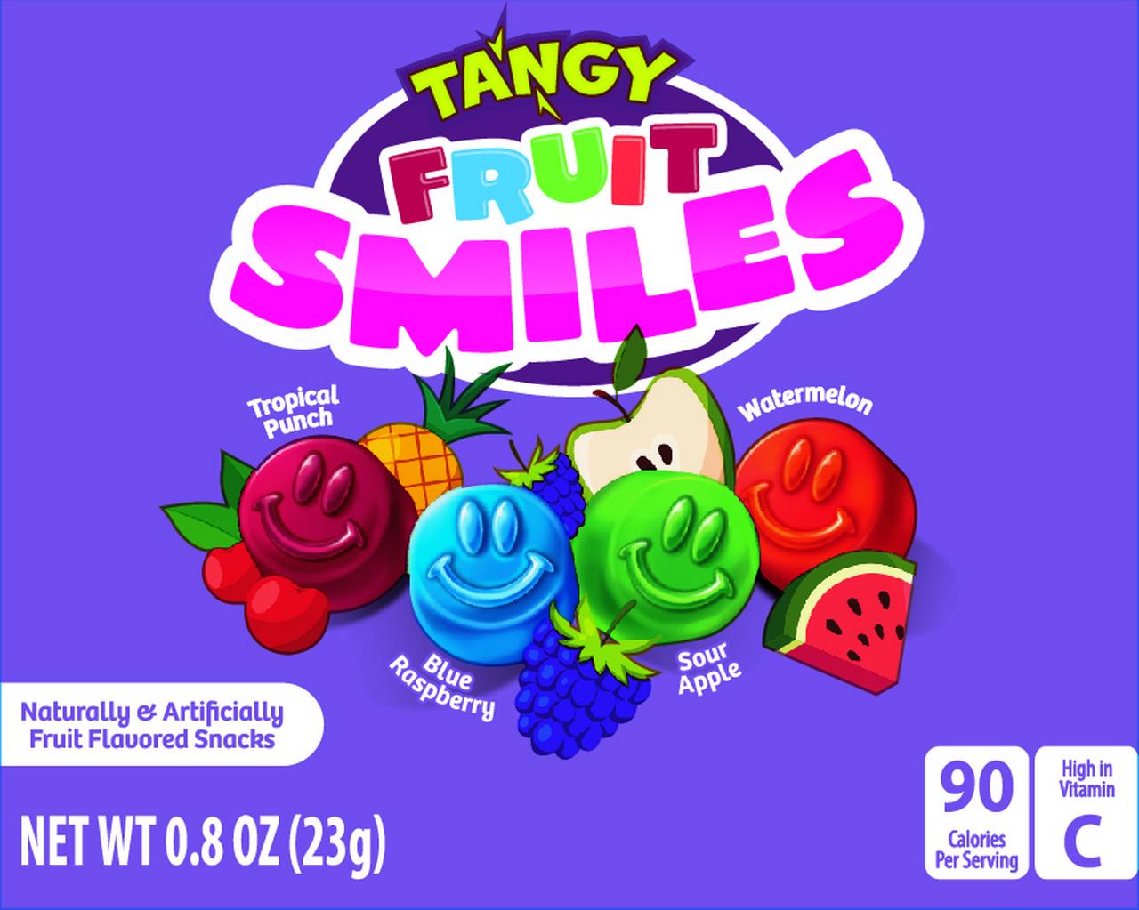 Great Value Fruit Smiles Snacks, Tangy Flavor, 10 Count thumbnail 2