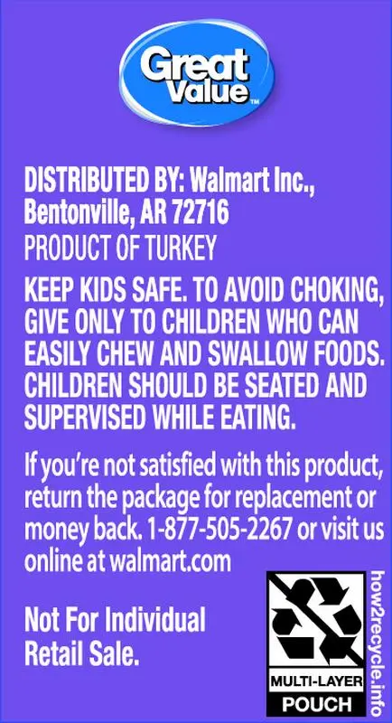 Great Value Fruit Smiles Snacks, Tangy Flavor, 10 Count thumbnail 3