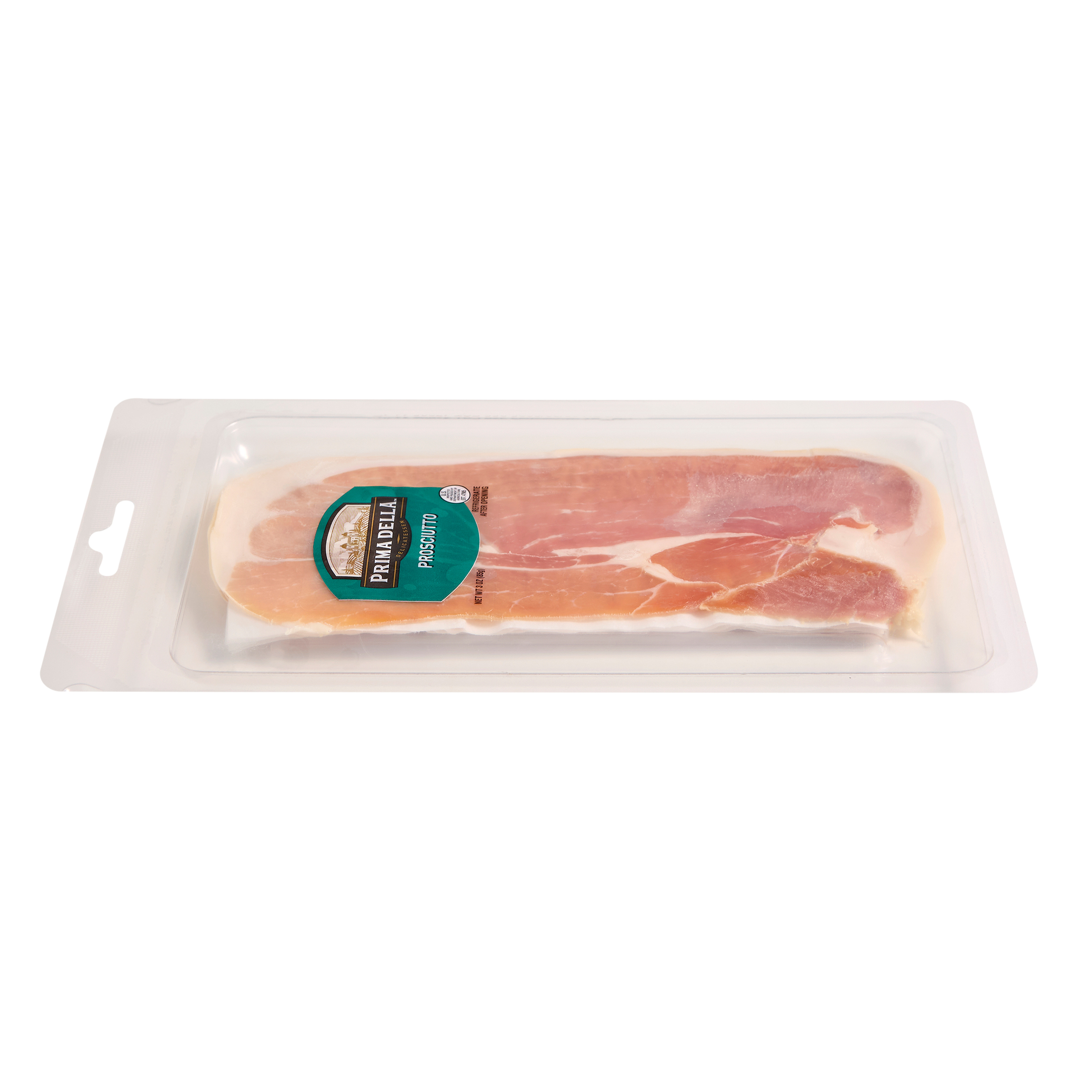 Prima Della Sliced Prosciutto, 3oz Plastic Tray Package, Ready to Eat Sliced Charcuterie Meat thumbnail 3