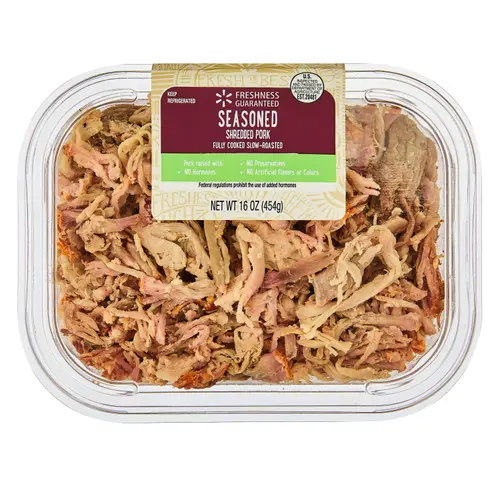 Freshness Guaranteed Shredded Seasoned Pork, Refrigerated, 16 oz