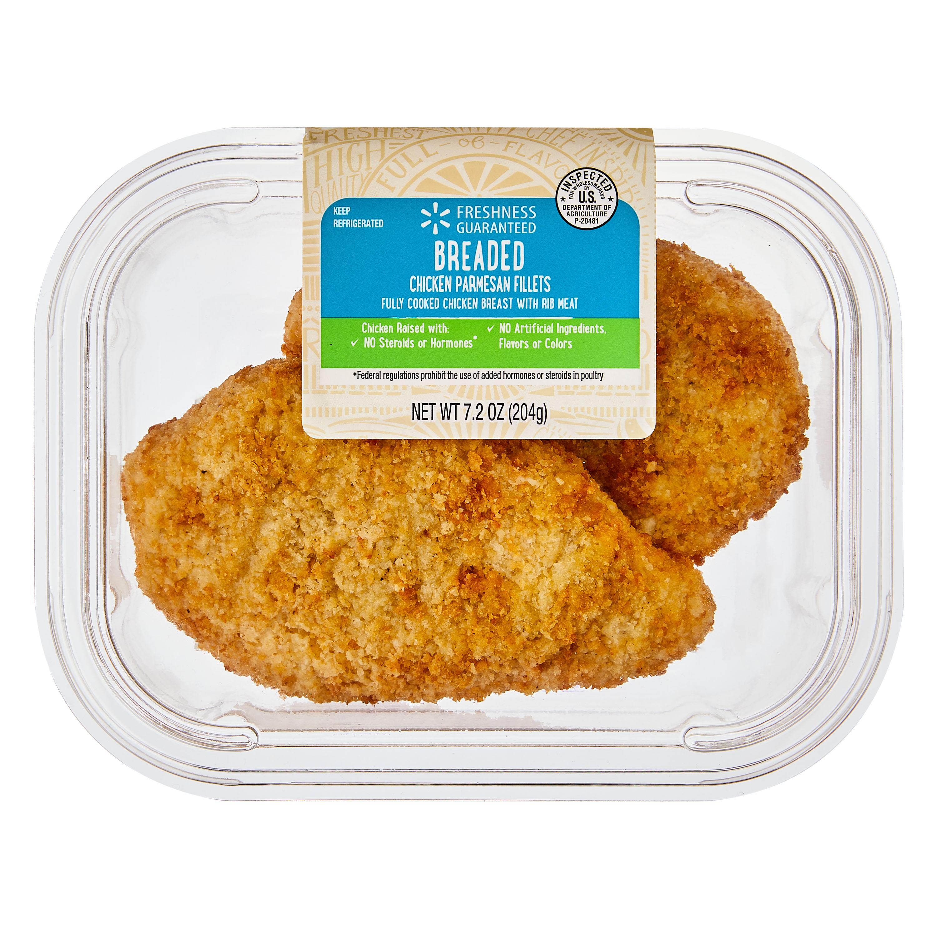 Freshness Guaranteed Breaded Chicken Breasts, Refrigerated, 7.2 oz