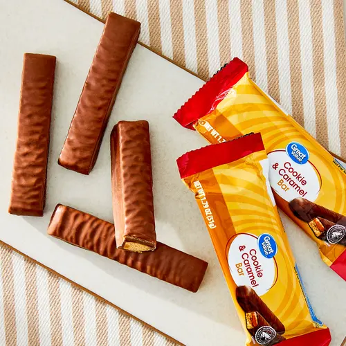 Great Value Cookie & Caramel Bars, 7.16 oz, 4 Pack thumbnail 2