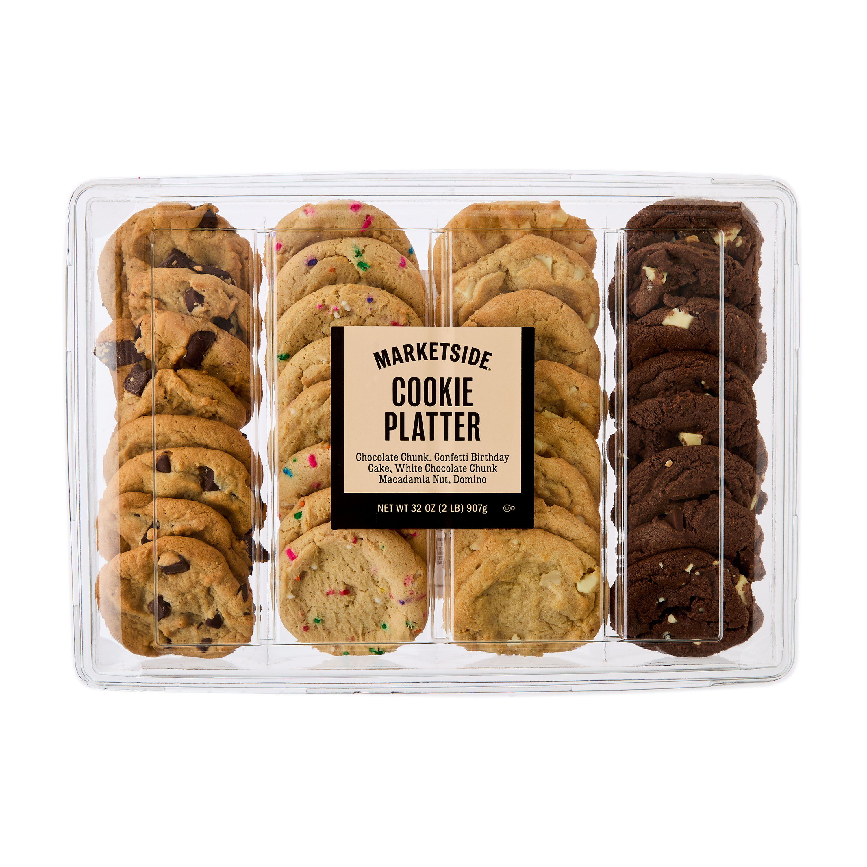 Marketside Cookie Platter, 32 oz, 32 Count, Baked