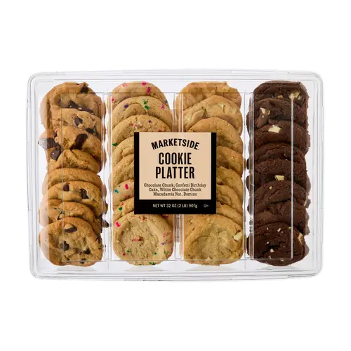 Marketside Cookie Platter, 32 oz, 32 Count, Baked