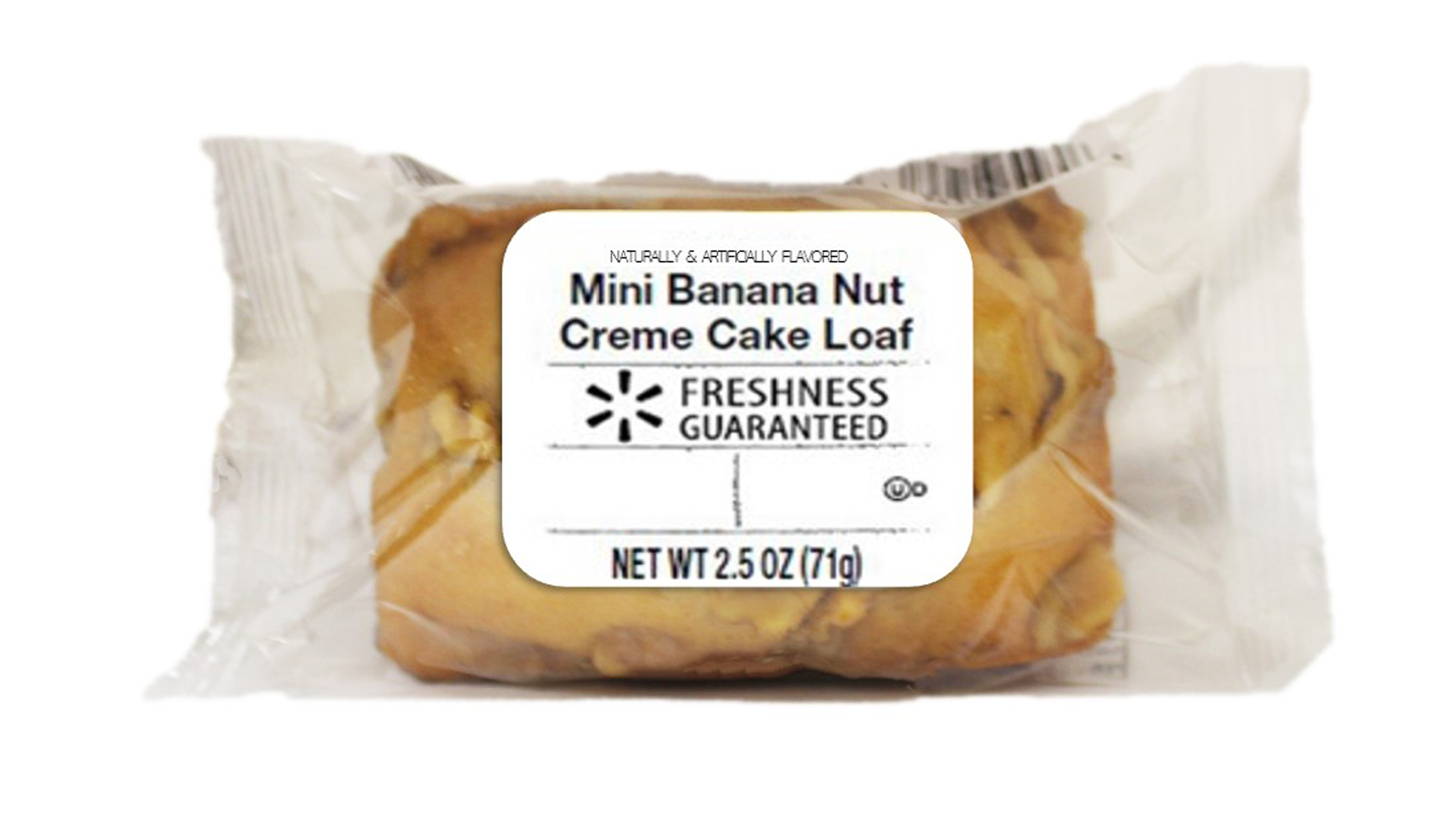 Freshness Guaranteed Mini Banana Nut CrÃ¨me Cake Loaf, 2.5 oz