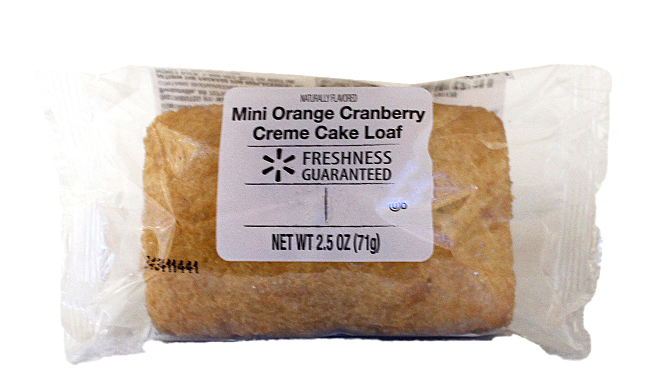 Freshness Guaranteed Mini Orange Cranberry CrÃ¨me Cake Loaf, 2.5 oz