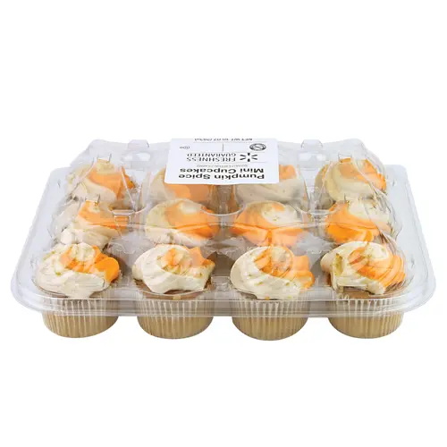 Freshness Guaranteed Pumpkin Spice Mini Cupcakes, 10 oz, 12 Count thumbnail 2