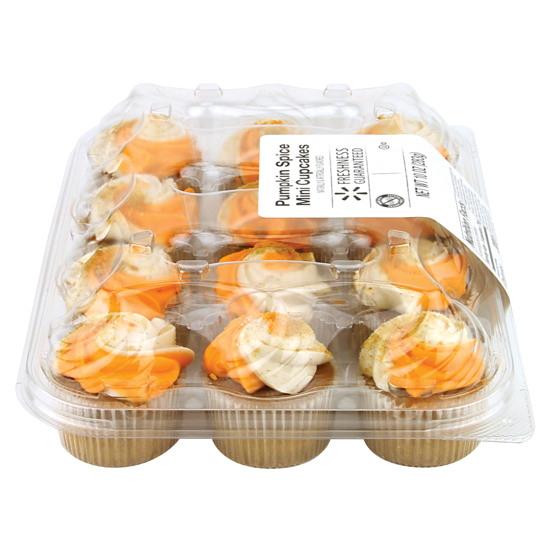 Freshness Guaranteed Pumpkin Spice Mini Cupcakes, 10 oz, 12 Count thumbnail 4