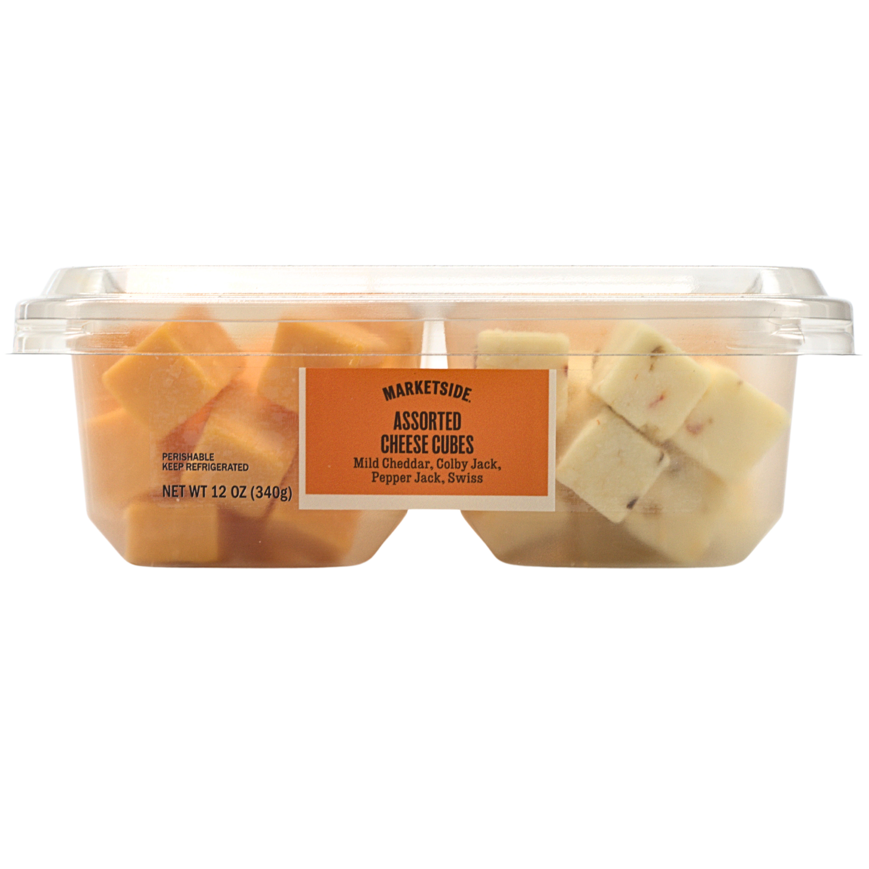 Marketside Cubed Assorted Cheese Cube Tray, 12 oz (Fresh, Plastic Cup) thumbnail 3