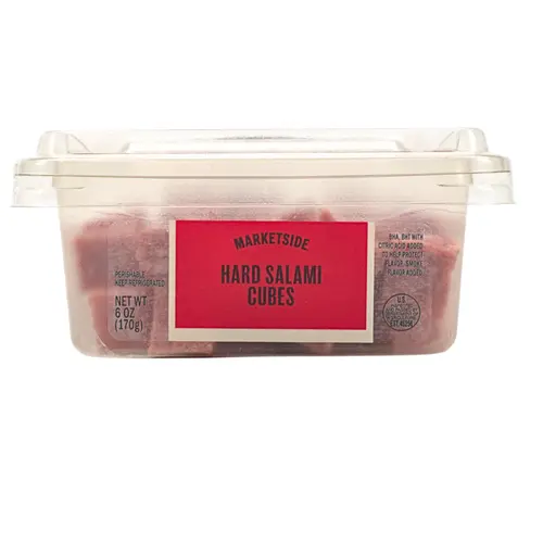 Marketside Cubed Hard Salami, 6oz (Cubed, Refrigerated) thumbnail 3