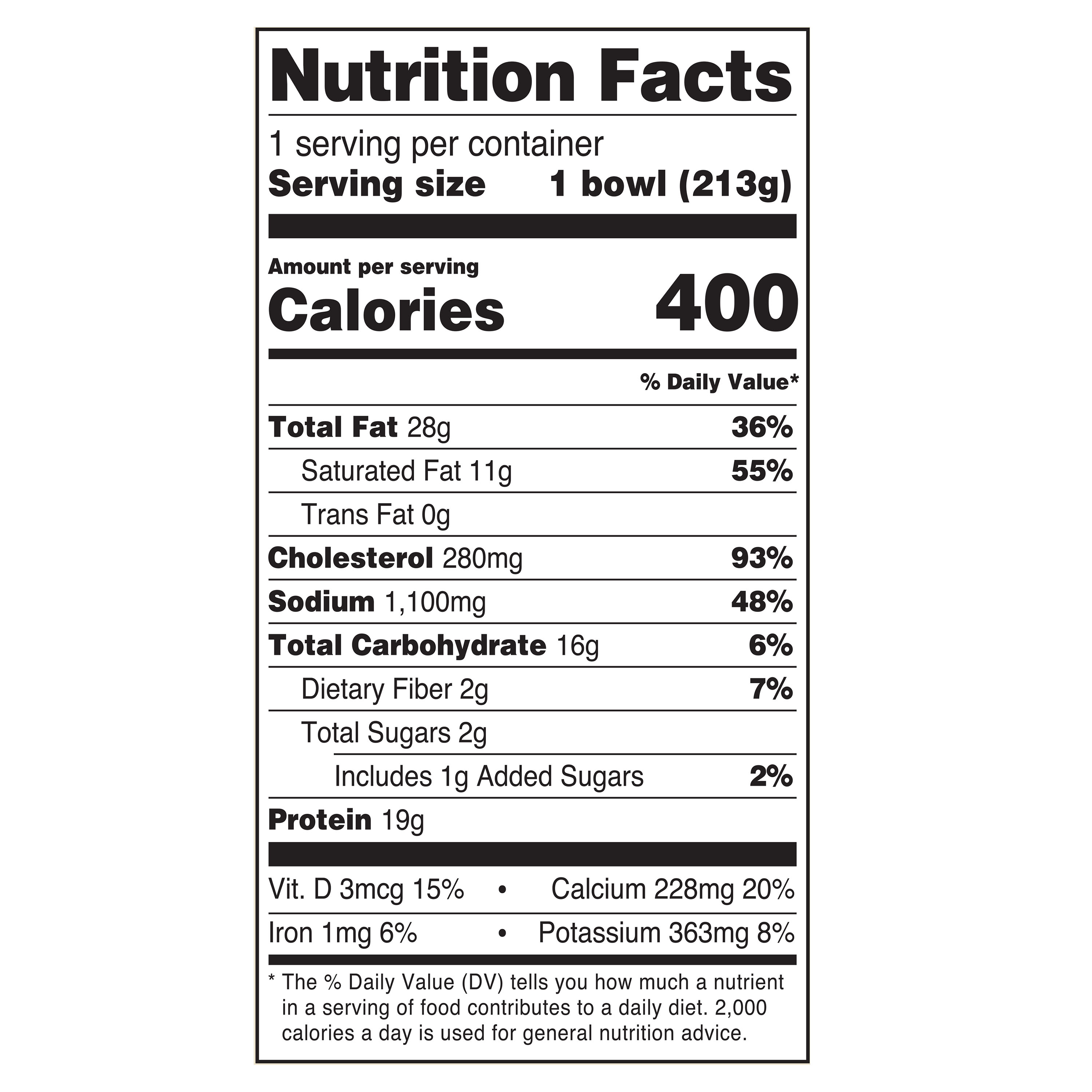 Marketside Ready to Heat Sausage Breakfast Bowl, 7.5 oz (Refrigerated) thumbnail 3