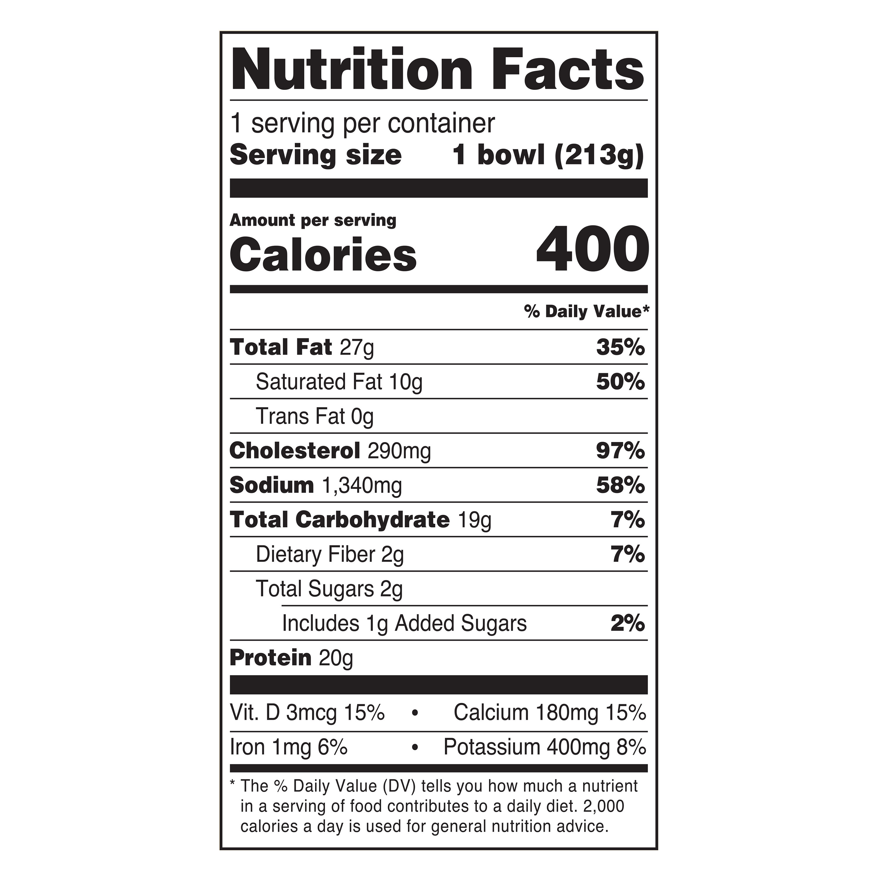 Marketside Meat Lovers Breakfast Bowl, 7.5OZ (Refrigerated) thumbnail 3