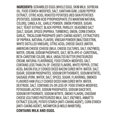 Marketside Meat Lovers Breakfast Bowl, 7.5OZ (Refrigerated) thumbnail 4