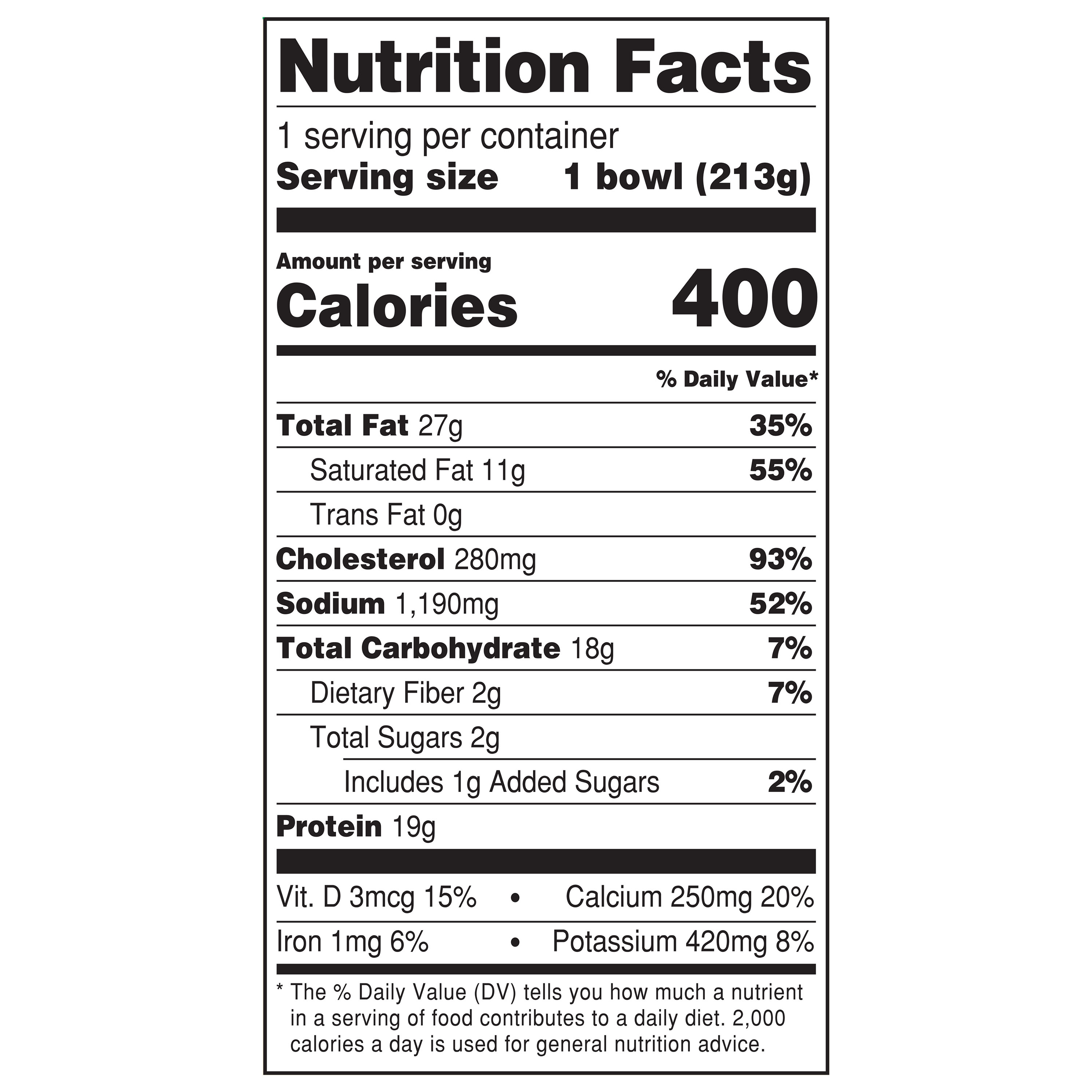 Marketside Ready to Heat Chorizo Breakfast Bowl, 7.5 oz (Refrigerated) thumbnail 3