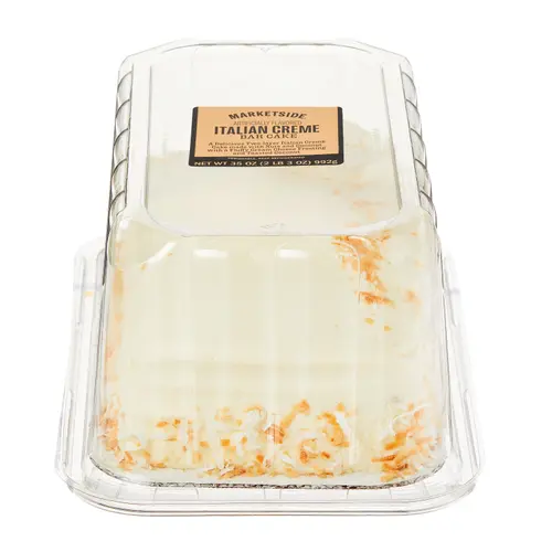 Marketside Italian Creme Bar Cake, 35 oz (Refrigerated)