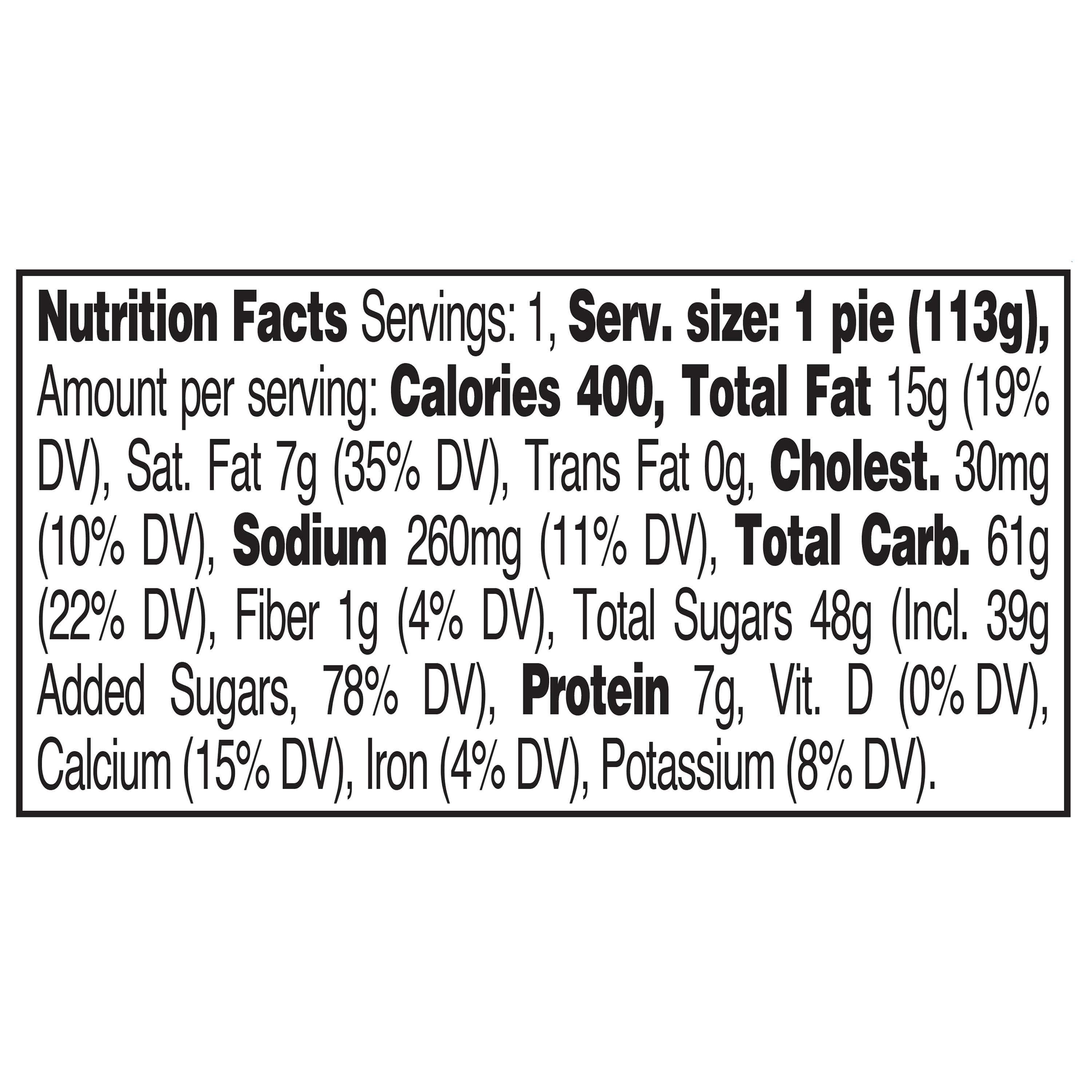 Marketside 4-Inch Mini Key Lime Baked Pie, 4 oz Tray (Refrigerated) thumbnail 4