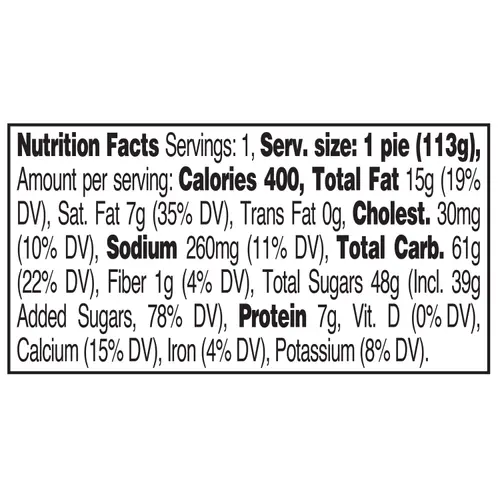 Marketside 4-Inch Mini Key Lime Baked Pie, 4 oz Tray (Refrigerated) thumbnail 4