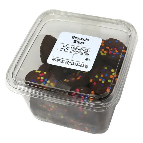 Freshness Guaranteed Spring Brownie Bites, 22.2 oz, 33 Count, Shelf-Stable, Baked, Moist, Dessert
