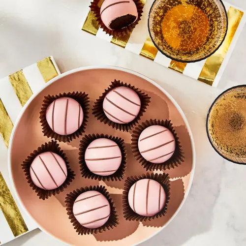 Marketside Chocolate Cake Balls with Pink Coating, 9.88 oz, 8 Count, Ambient thumbnail 2