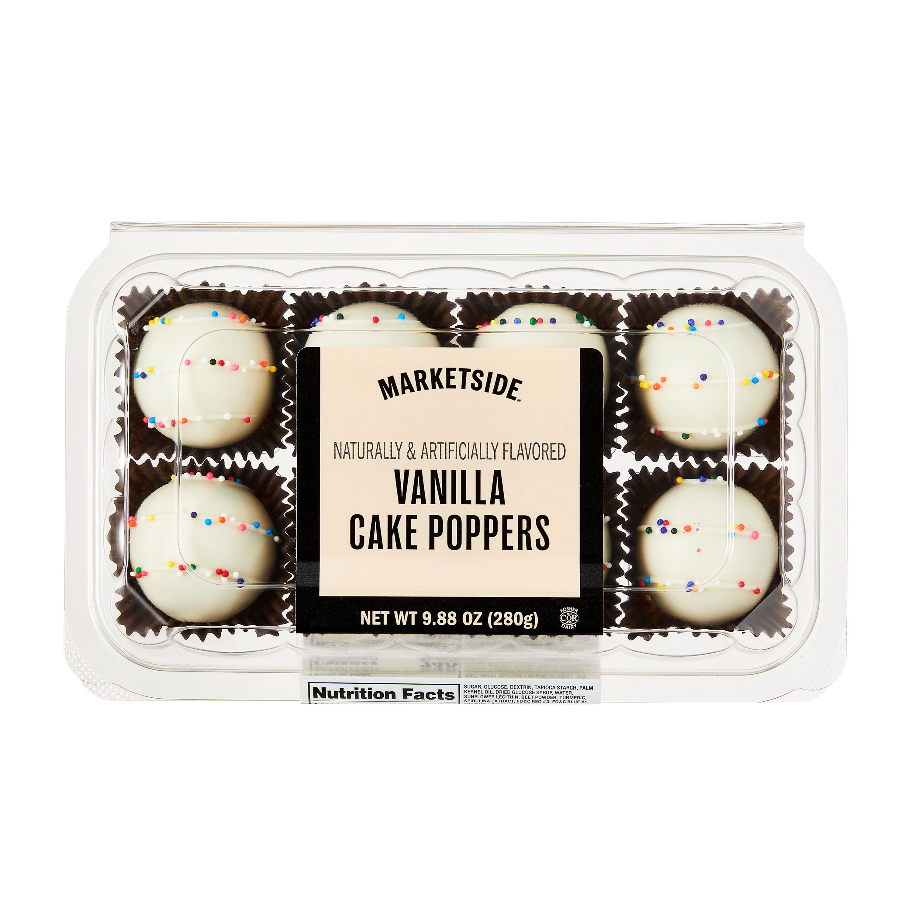 Marketside Vanilla Cake Balls, 9.88 oz, 8 Count, Shelf-stable