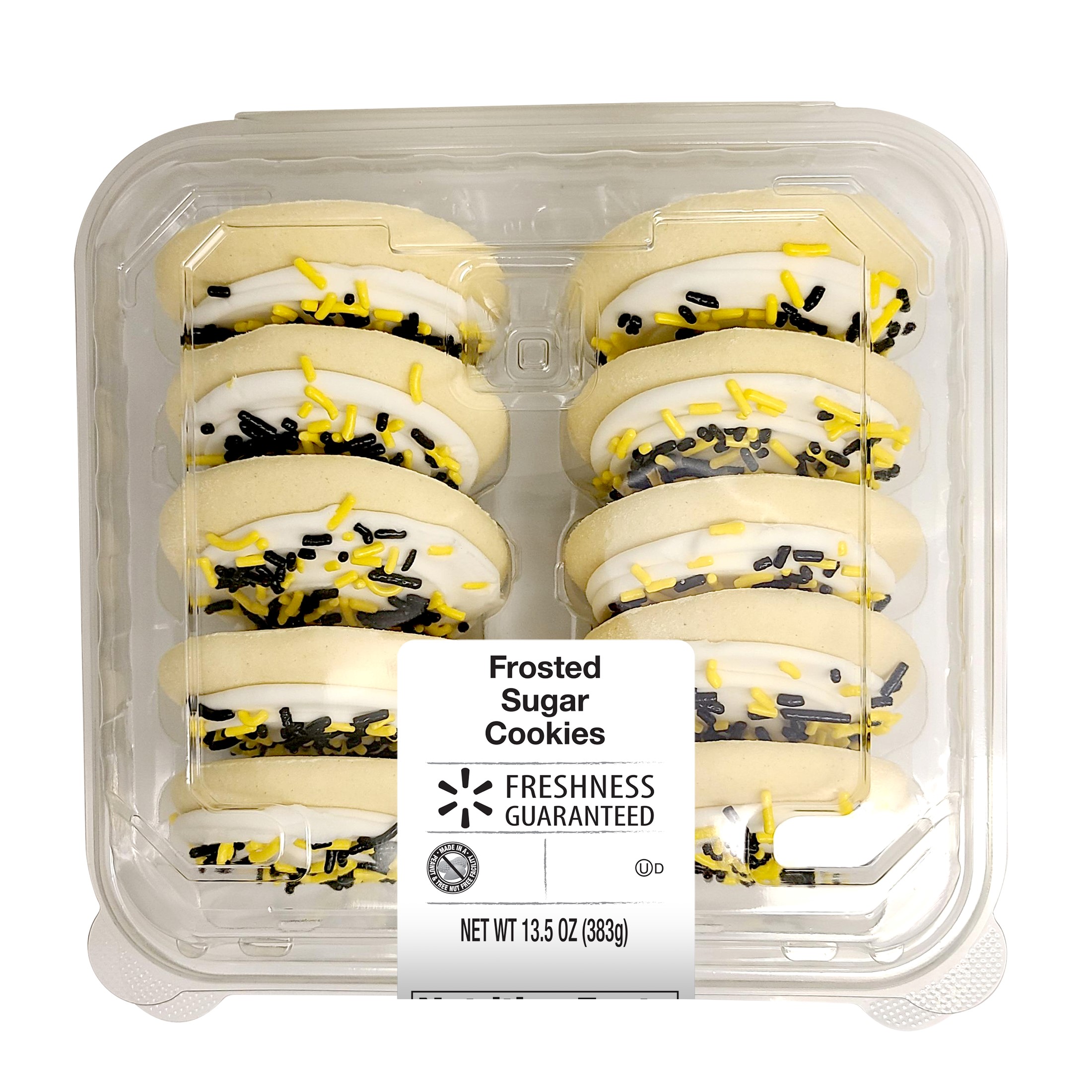 Freshness Guaranteed Frosted Sugar Cookie, Graduation, 13.5 oz, 10 Count, Baked