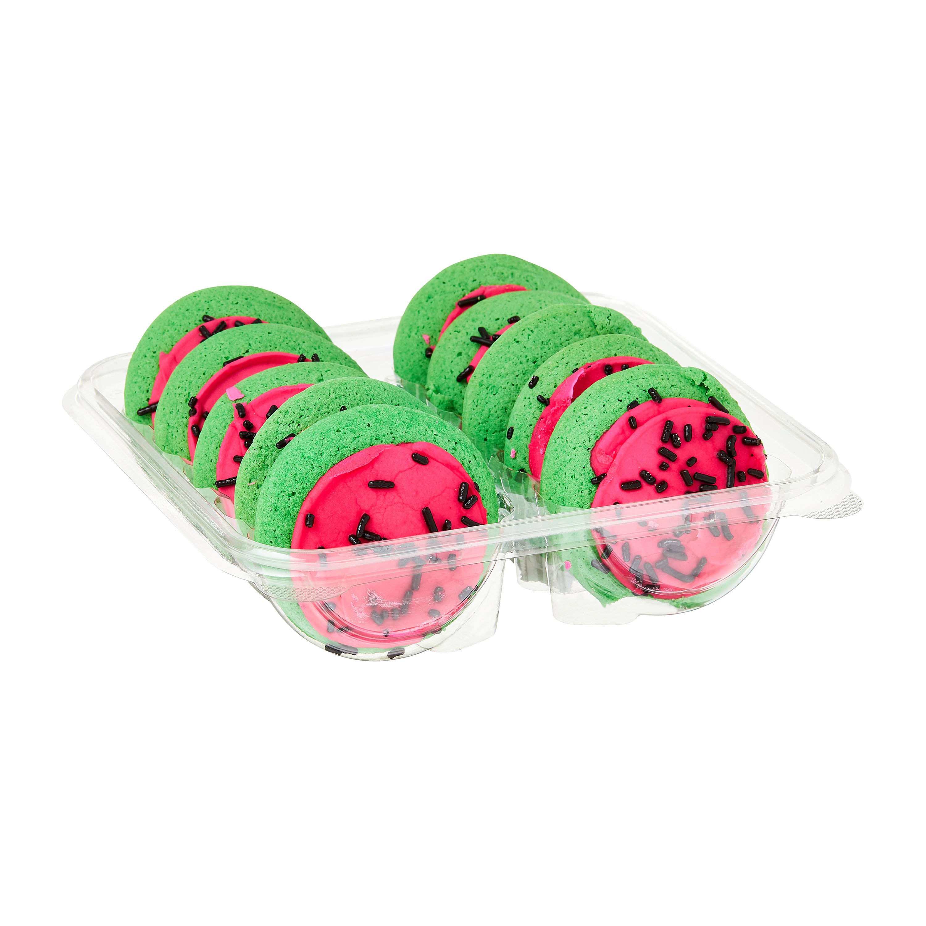 Freshness Guaranteed Pink Frosted Green Sugar Cookies, 13.5 oz, 10 Count thumbnail 2