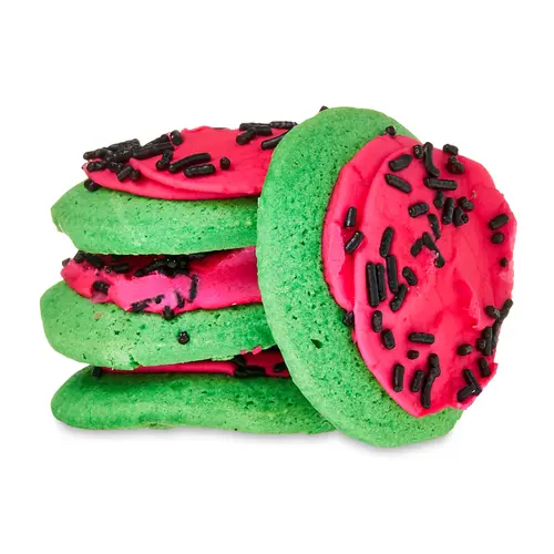 Freshness Guaranteed Pink Frosted Green Sugar Cookies, 13.5 oz, 10 Count thumbnail 3