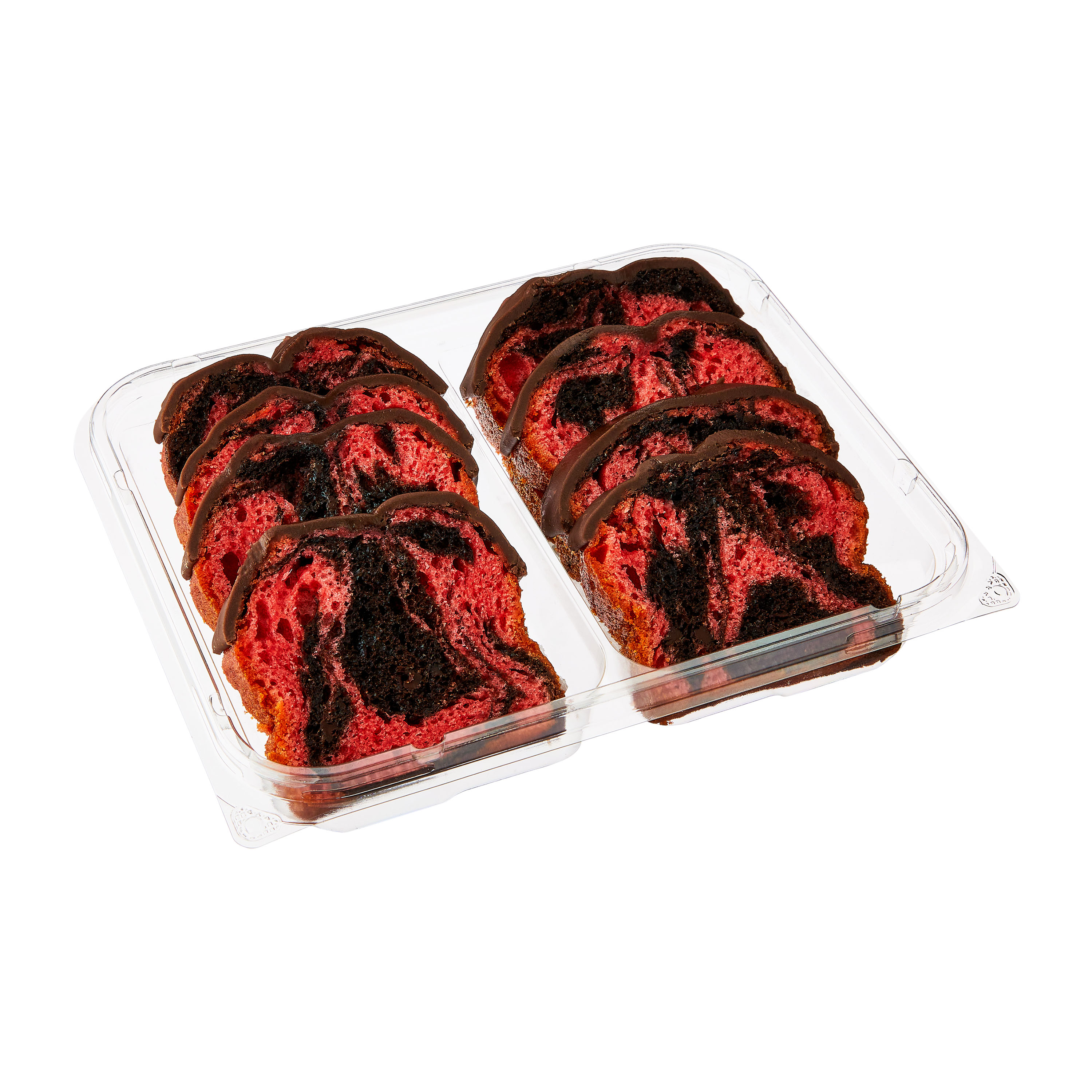 Marketside Iced Chocolate Strawberry Sliced Loaf Cake, 14.1 oz, 8 Count thumbnail 3