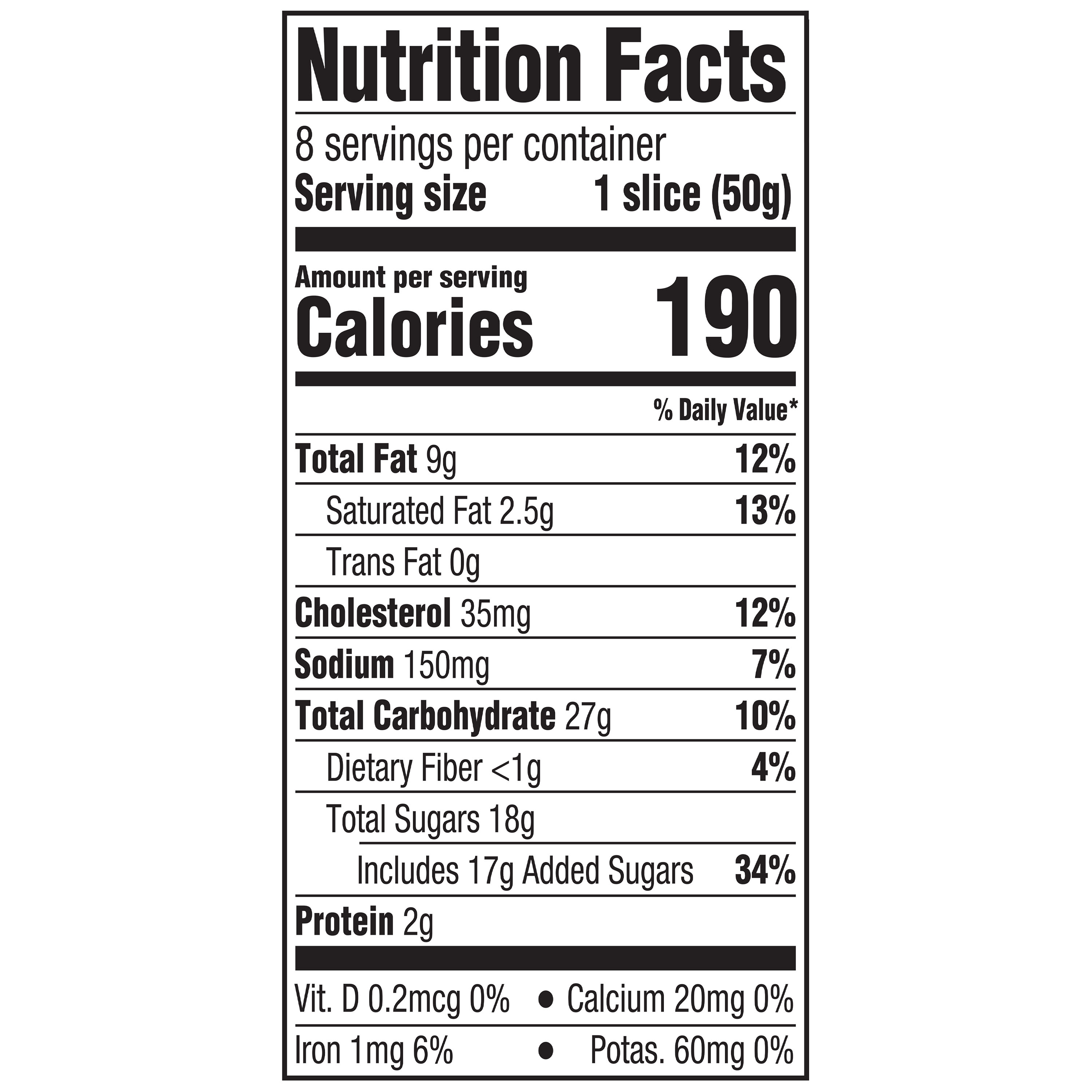 Marketside Iced Chocolate Strawberry Sliced Loaf Cake, 14.1 oz, 8 Count thumbnail 4