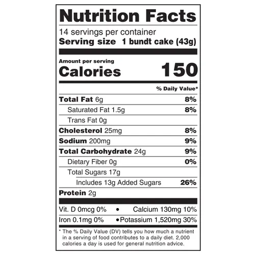 Freshness Guaranteed 14 CT Mini Bundt Cake (GRADUATION) thumbnail 4